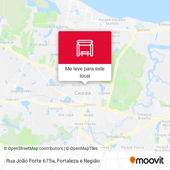 Rua João Forte 675a mapa