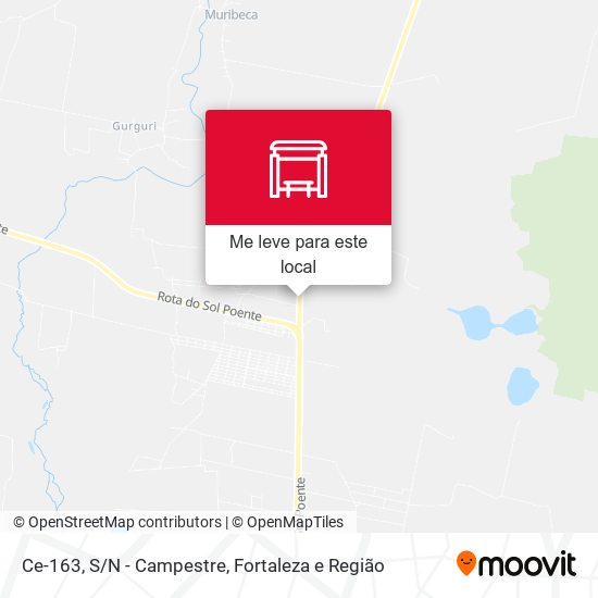 Ce-163, S/N - Campestre mapa