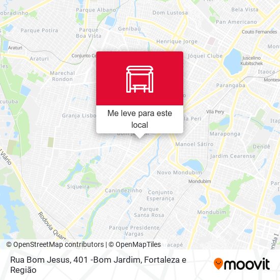 Rua Bom Jesus, 401 -Bom Jardim mapa