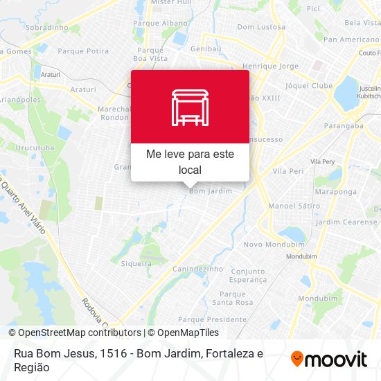 Rua Bom Jesus, 1516 - Bom Jardim mapa
