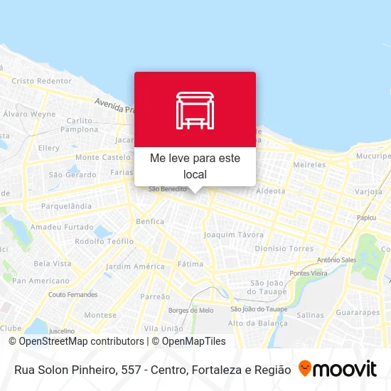 Rua Solon Pinheiro, 557 - Centro mapa