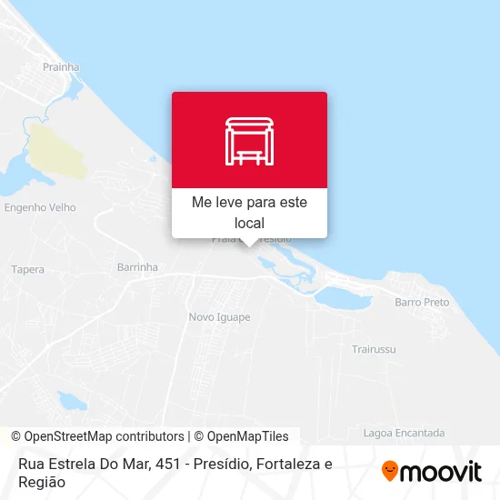 Rua Estrela Do Mar, 451 - Presídio mapa