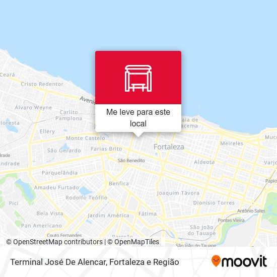 Terminal José De Alencar mapa