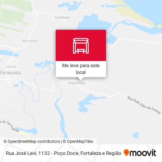 Rua José Leví, 1132 - Poço Doce mapa