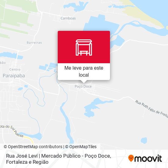 Rua José Leví | Mercado Público - Poço Doce mapa
