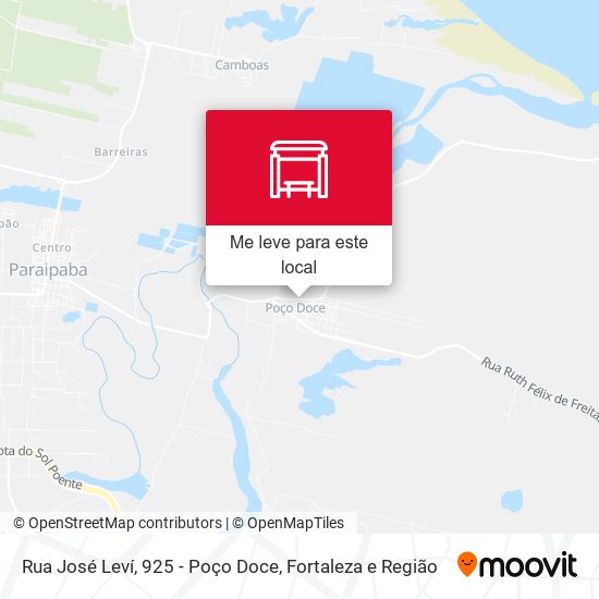 Rua José Leví, 925 - Poço Doce mapa