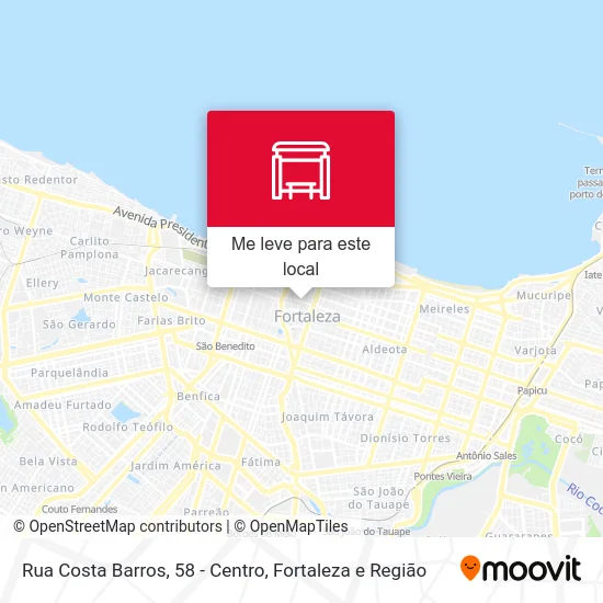 Rua Costa Barros, 58 - Centro mapa