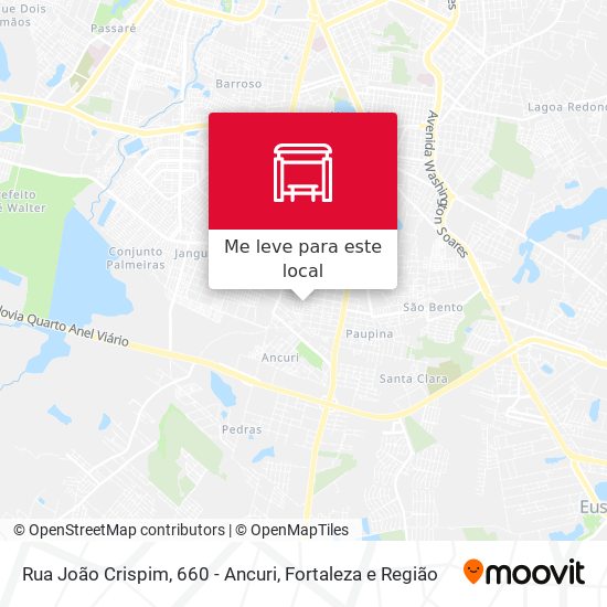 Rua João Crispim, 660 - Ancuri mapa