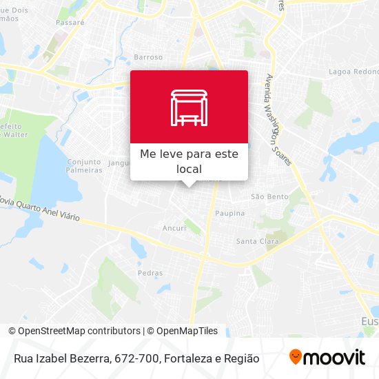Rua Izabel Bezerra, 672-700 mapa