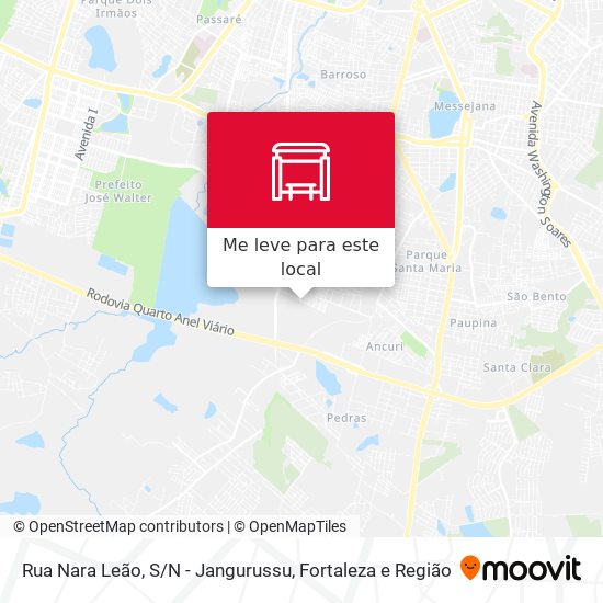 Rua Nara Leão, S / N - Jangurussu mapa