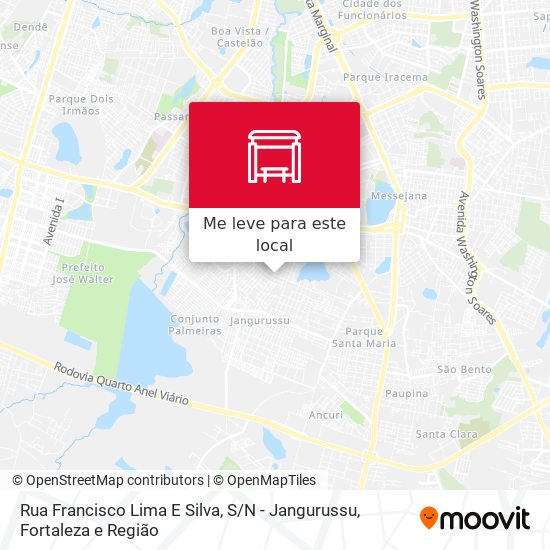 Rua Francisco Lima E Silva, S / N - Jangurussu mapa
