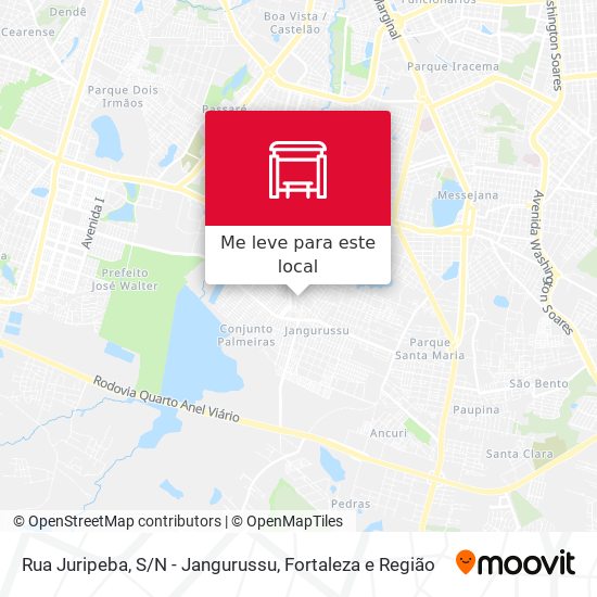 Rua Juripeba, S/N - Jangurussu mapa
