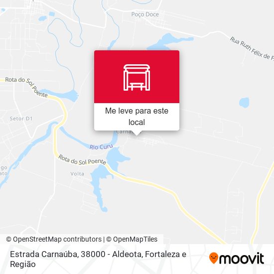 Estrada Carnaúba, 38000 - Aldeota mapa