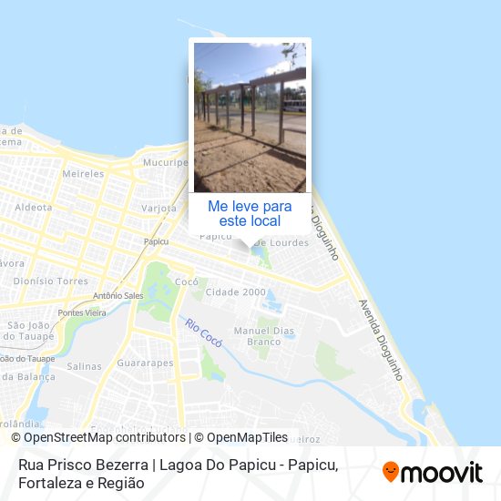 Rua Prisco Bezerra | Lagoa Do Papicu - Papicu mapa