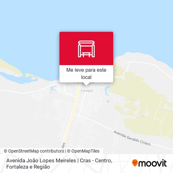Avenida João Lopes Meireles | Cras - Centro mapa