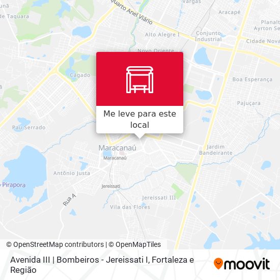 Avenida III | Bombeiros - Jereissati I mapa