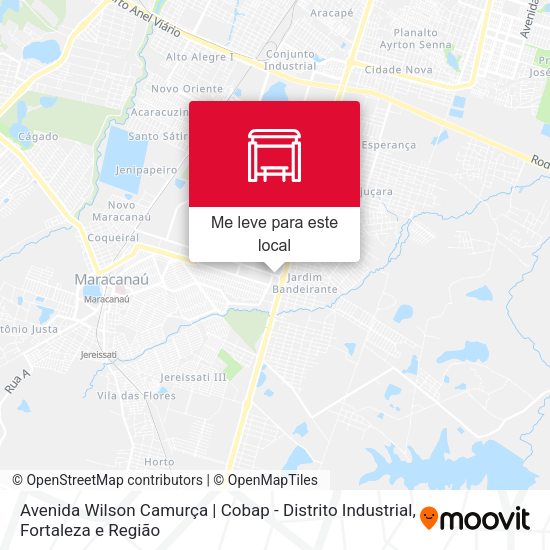 Avenida Wilson Camurça | Cobap - Distrito Industrial mapa
