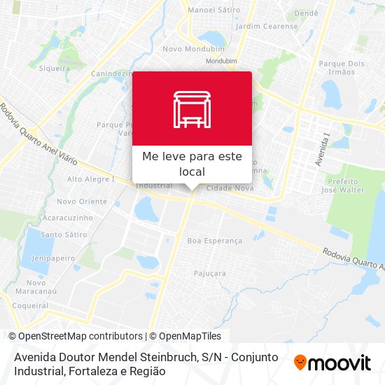 Avenida Doutor Mendel Steinbruch, S / N - Conjunto Industrial mapa