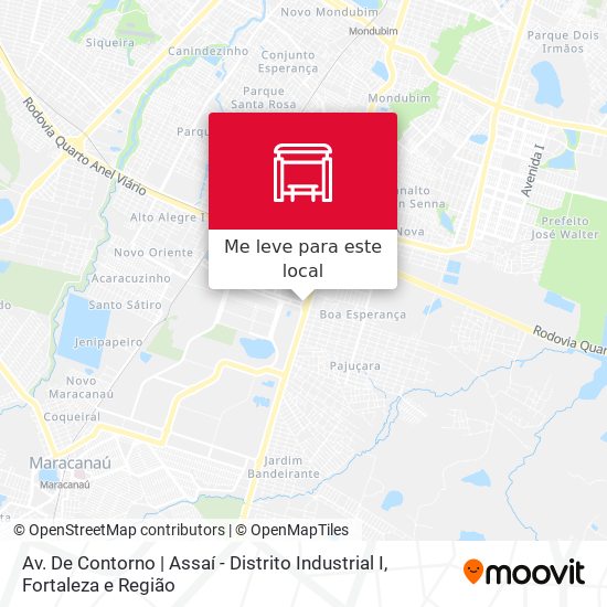 Av. De Contorno | Assaí - Distrito Industrial I mapa