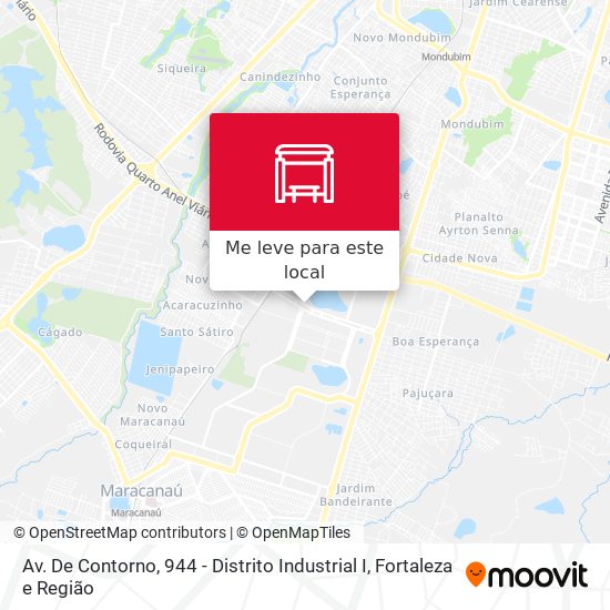 Av. De Contorno, 944 - Distrito Industrial I mapa