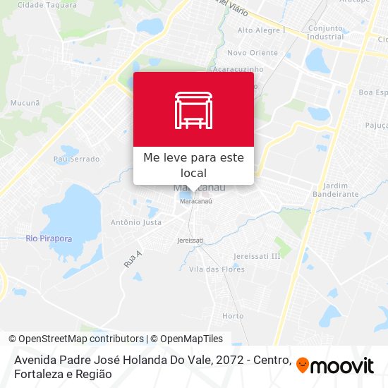 Avenida Padre José Holanda Do Vale, 2072 - Centro mapa