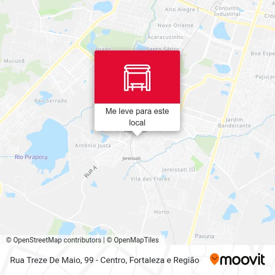 Rua Treze De Maio, 99 - Centro mapa