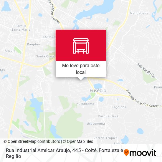 Rua Industrial Amílcar Araújo, 445 - Coité mapa