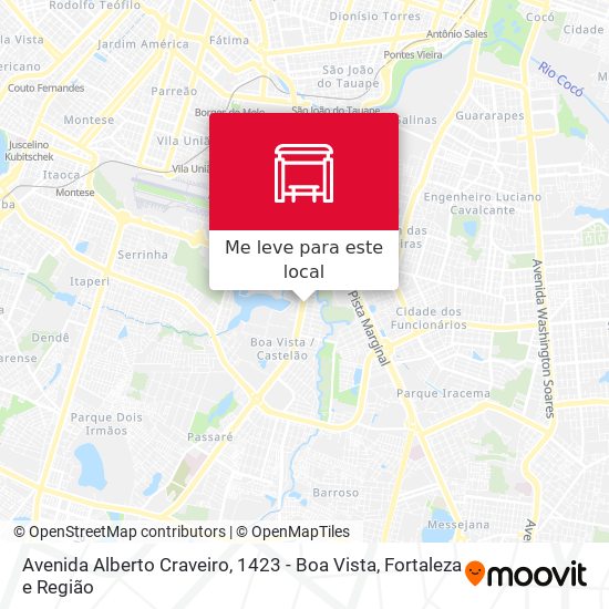Avenida Alberto Craveiro, 1423 - Boa Vista mapa