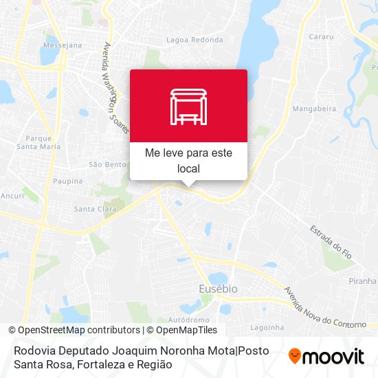 Rodovia Deputado Joaquim Noronha Mota|Posto Santa Rosa mapa