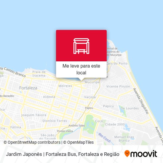 Jardim Japonês | Fortaleza Bus mapa