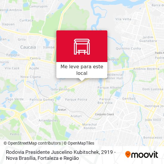 Rodovia Presidente Juscelino Kubitschek, 2919 - Nova Brasília mapa