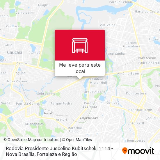 Rodovia Presidente Juscelino Kubitschek, 1114 - Nova Brasília mapa