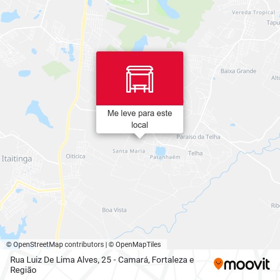 Rua Luiz De Lima Alves, 25 - Camará mapa