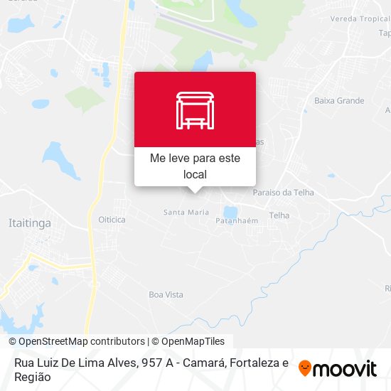 Rua Luiz De Lima Alves, 957 A - Camará mapa