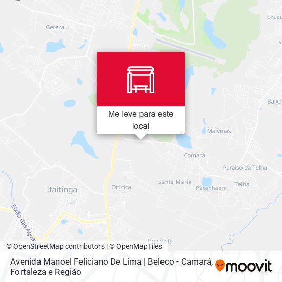 Avenida Manoel Feliciano De Lima | Beleco - Camará mapa