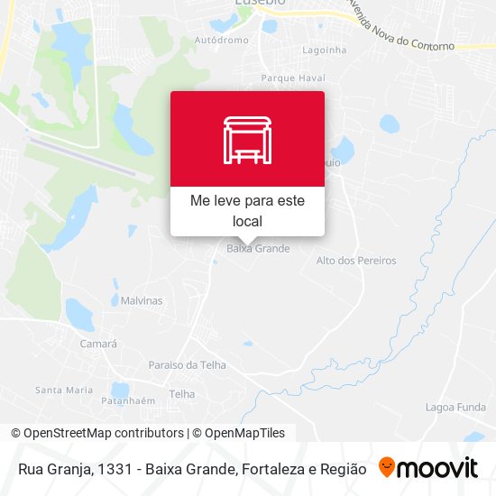 Rua Granja, 1331 - Baixa Grande mapa