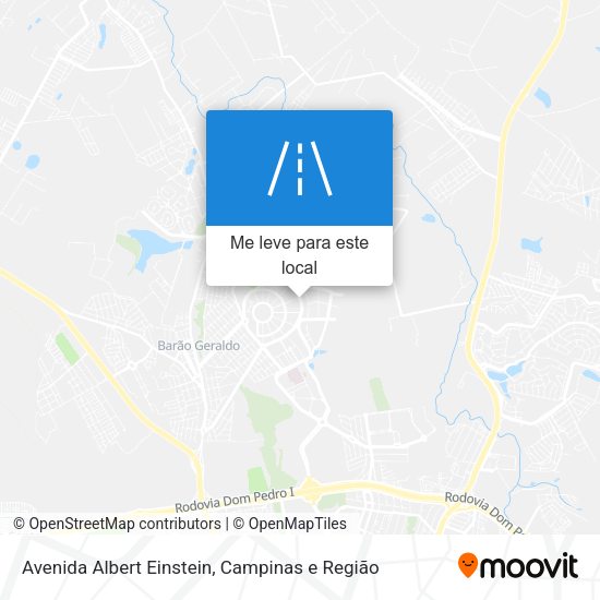 Avenida Albert Einstein mapa