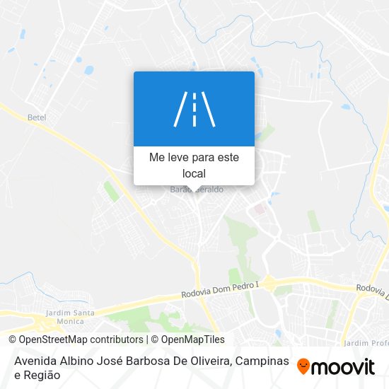 Avenida Albino José Barbosa De Oliveira mapa