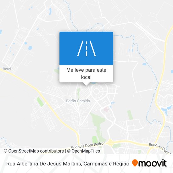 Rua Albertina De Jesus Martins mapa