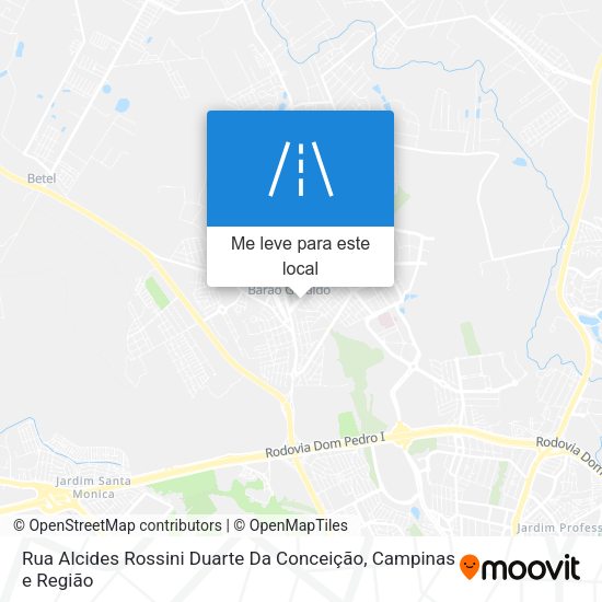 Rua Alcides Rossini Duarte Da Conceição mapa