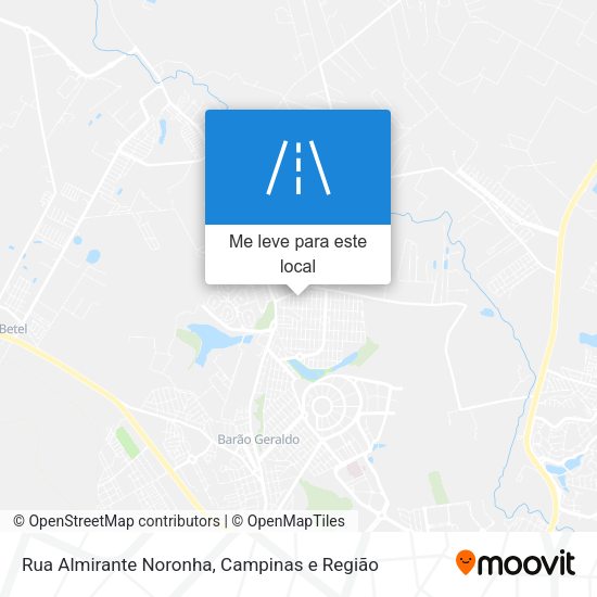 Rua Almirante Noronha mapa