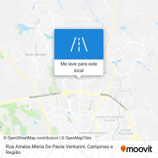 Rua Amélia Maria De Paula Venturini mapa