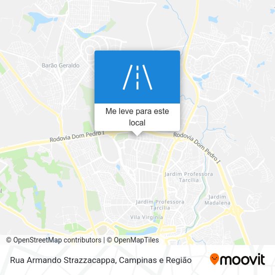 Rua Armando Strazzacappa mapa
