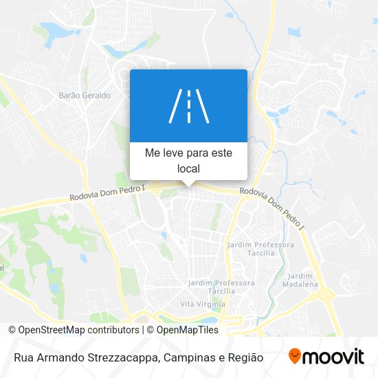 Rua Armando Strezzacappa mapa