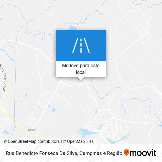 Rua Benedicto Fonseca Da Silva mapa