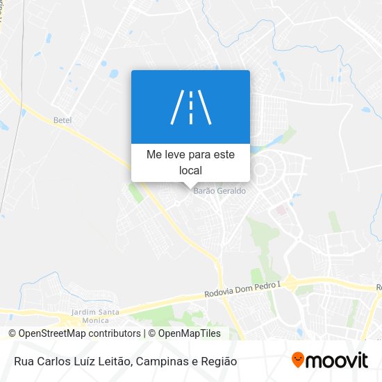Rua Carlos Luíz Leitão mapa