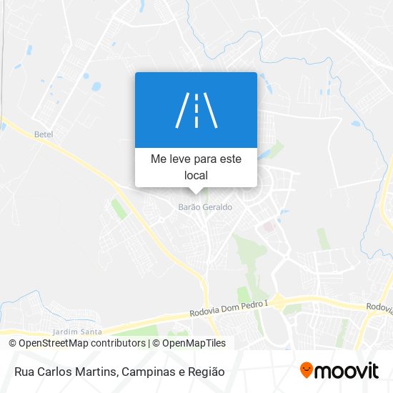 Rua Carlos Martins mapa