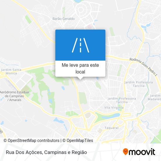 Rua Dos Açôces mapa