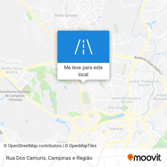 Rua Dos Camuris mapa