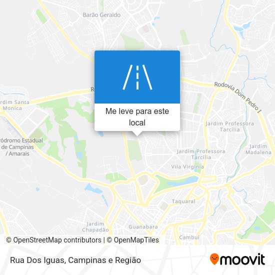 Rua Dos Iguas mapa